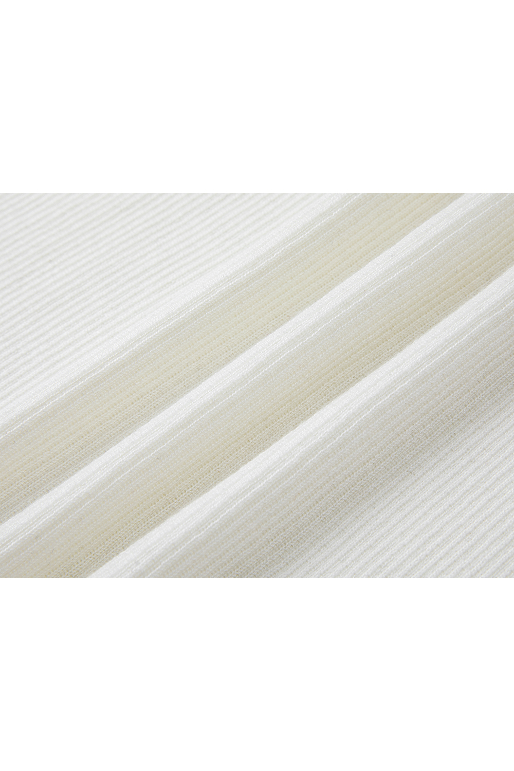 Turn - down collar long - sleeve knitted sweater