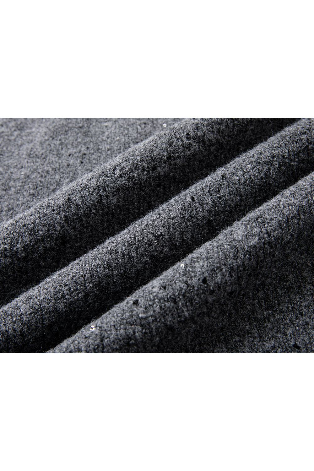 Butterfly jacquard crew neck sweater