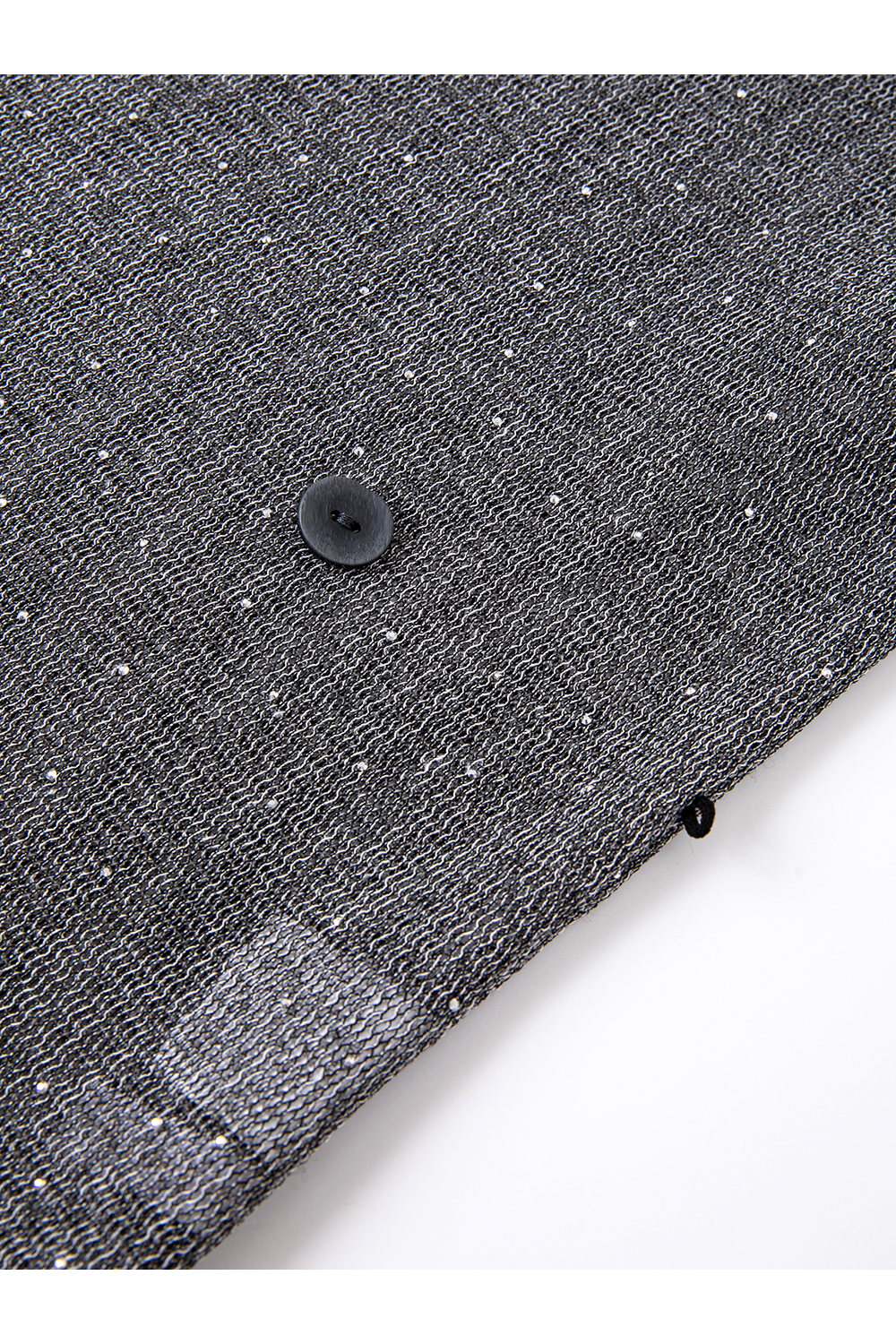 Grey rhinestone suspenders and tops and A-word overskirt.-VIMLYSTORE