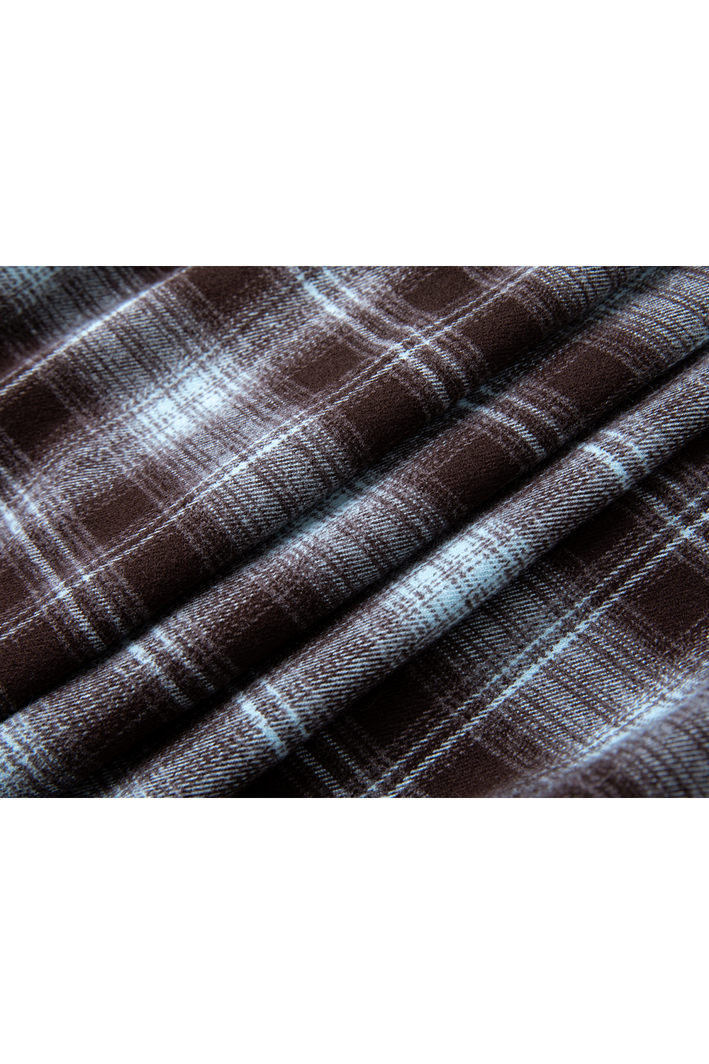 Blue & Brown Plaid Shirt for Casual Wear-VIMLYSTORE