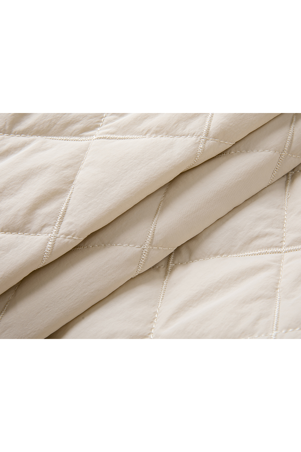 Loose Frog Closure Diamond Quilted Warm Cotton Jacket-VIMLYSTORE