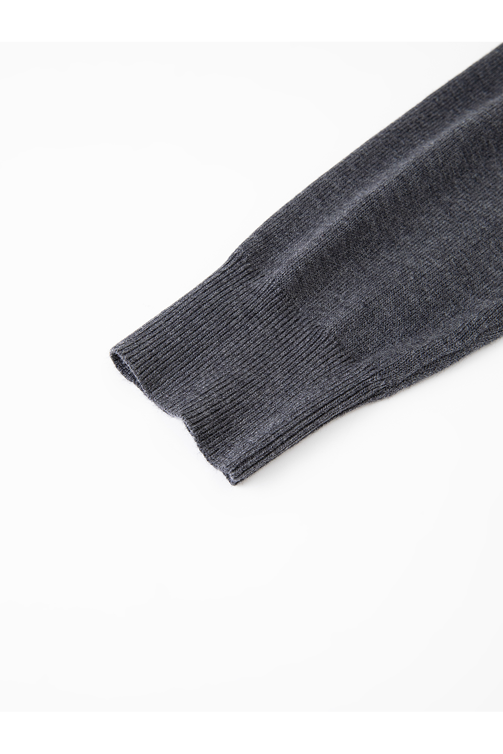 Color Block Zipper Lapel Knit Set-VIMLYSTORE