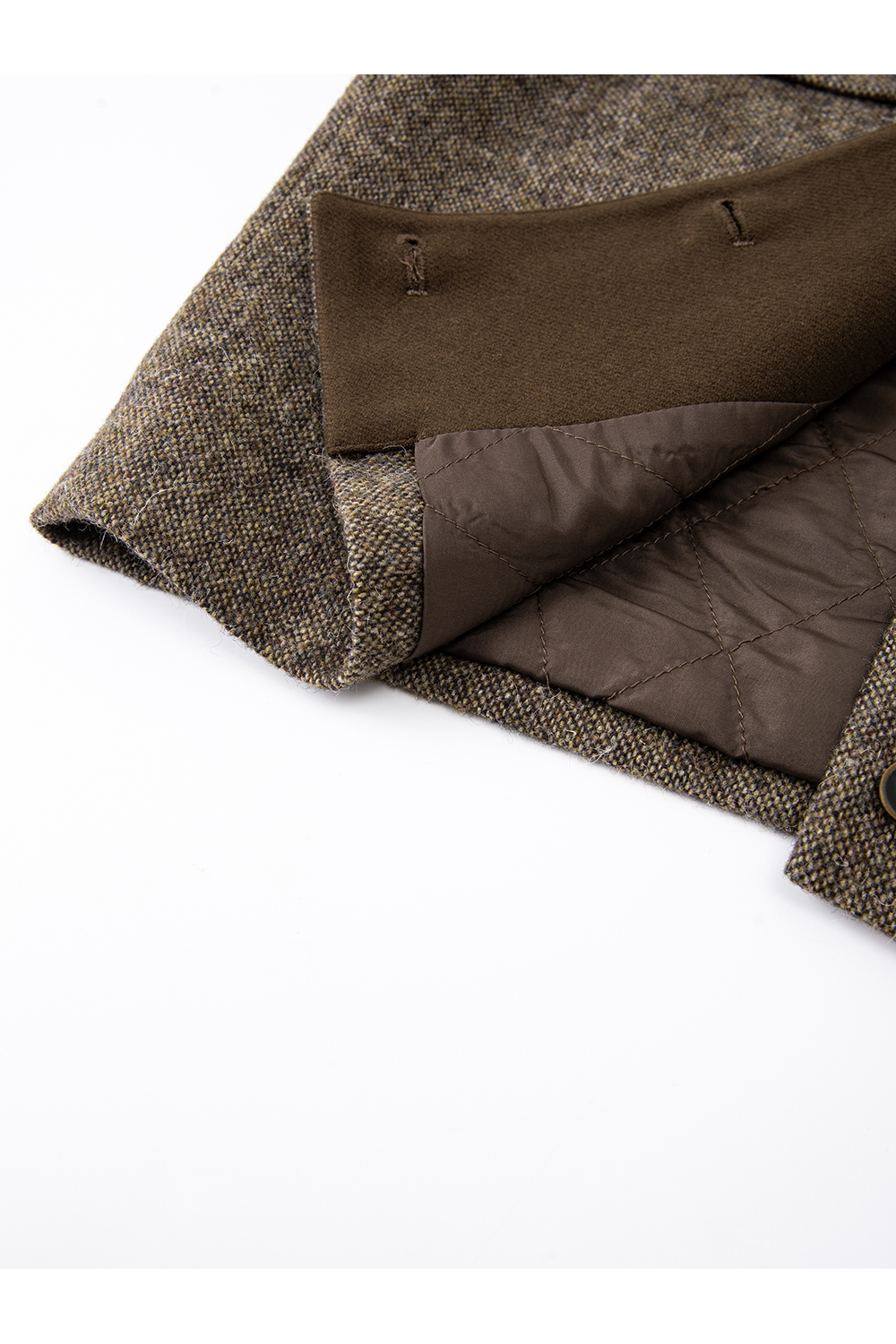 Vintage Wool Coat with Midi Skirt-VIMLYSTORE