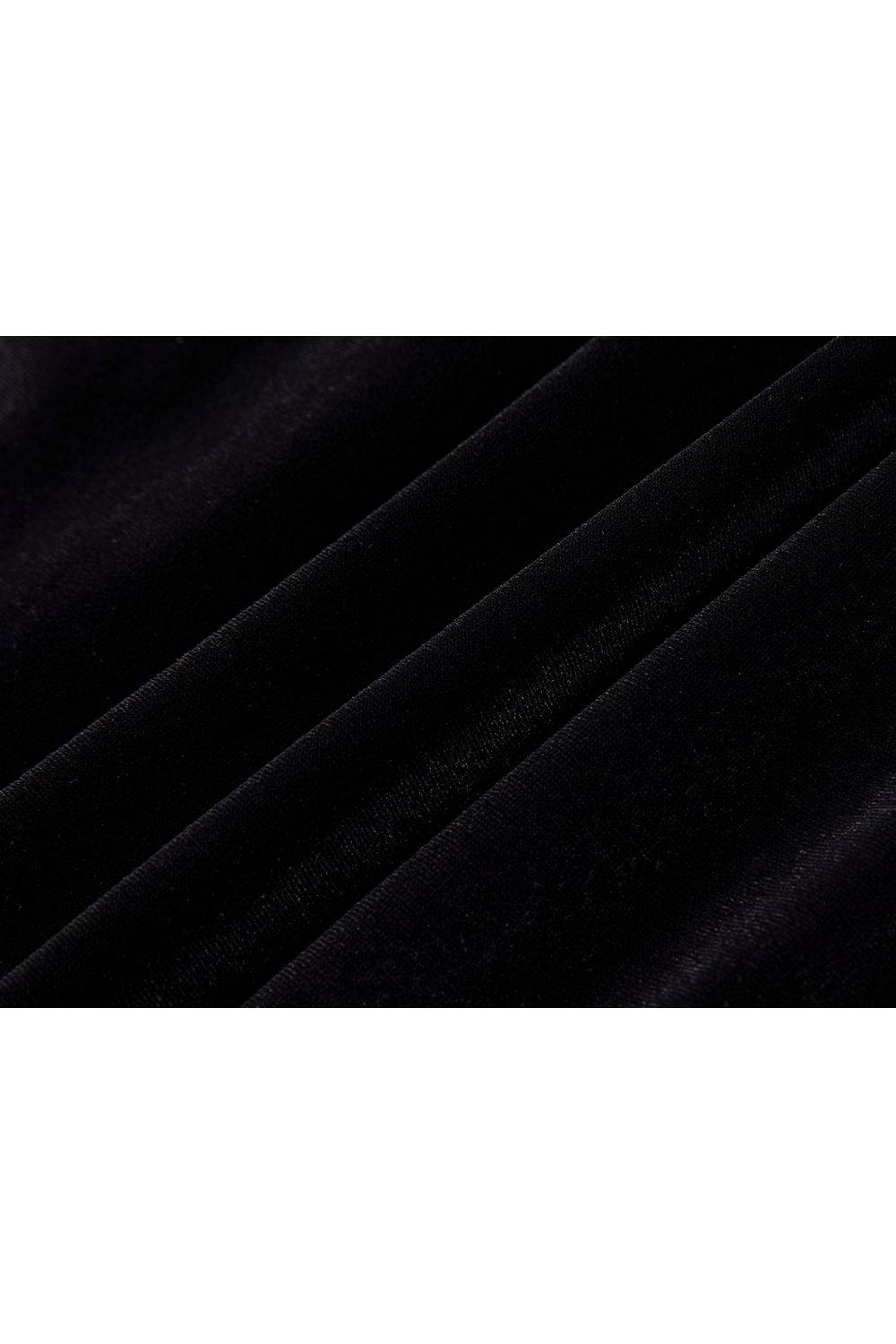 French-Style Velvet Paneled Dress