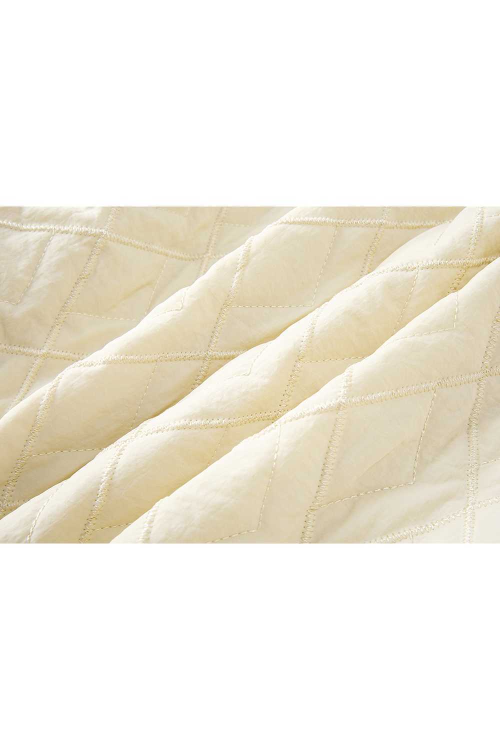 Collared Lightweight Quilted Coat