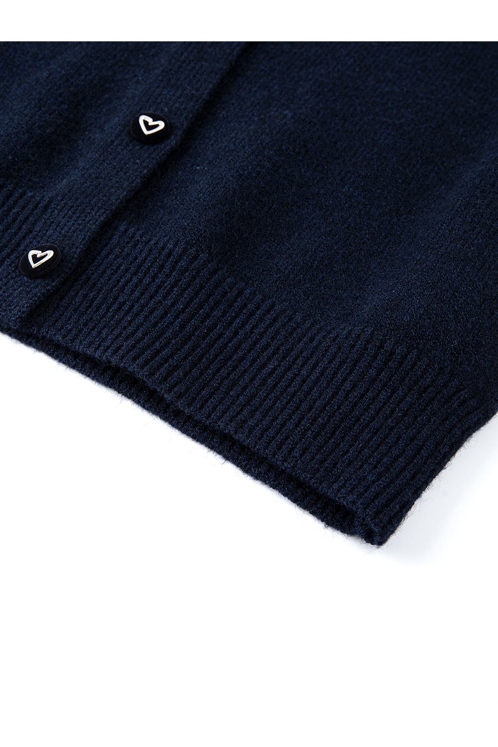 Navy blue cardigan floral dress set