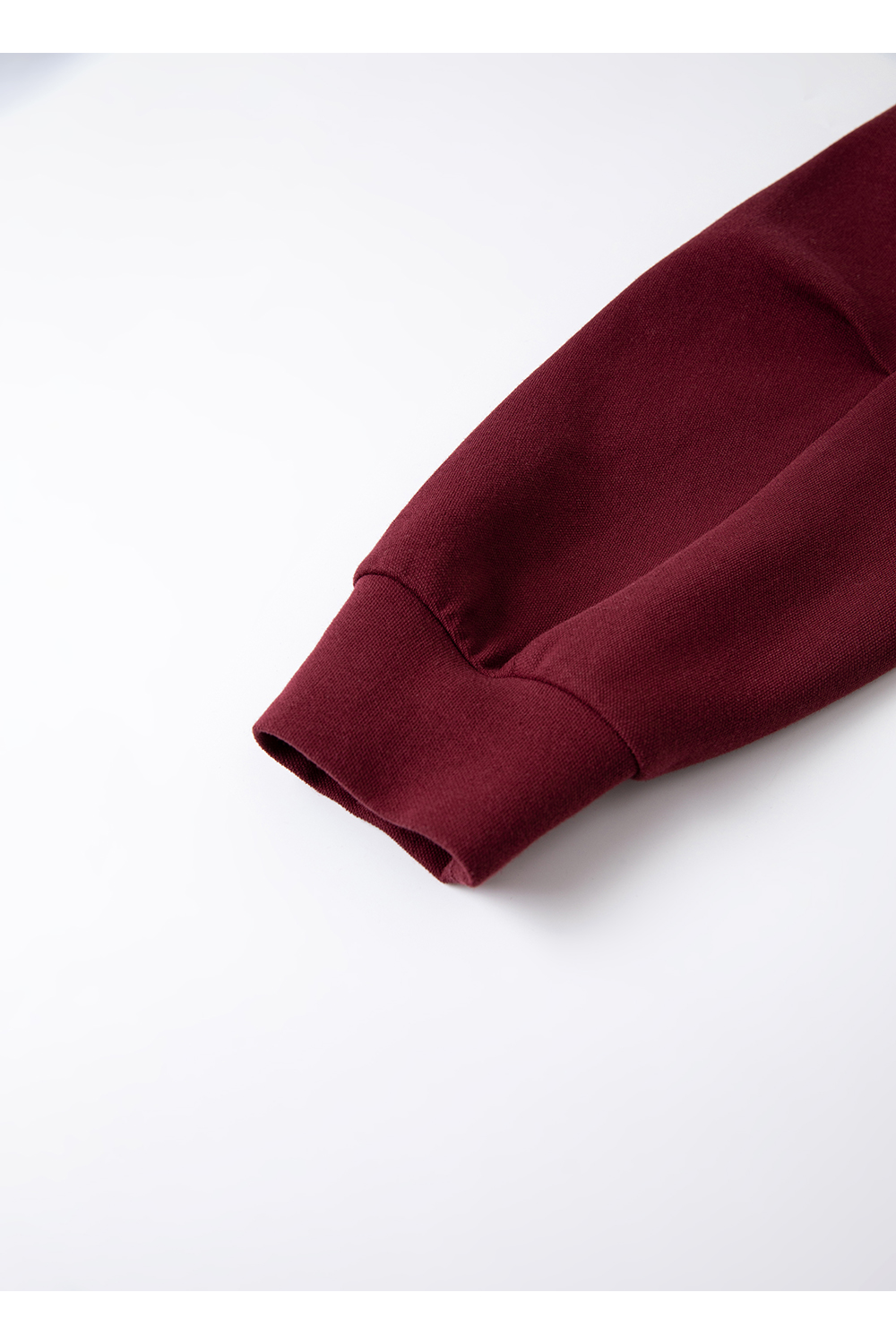 Flower print red round neck Sweatshirt-VIMLYSTORE