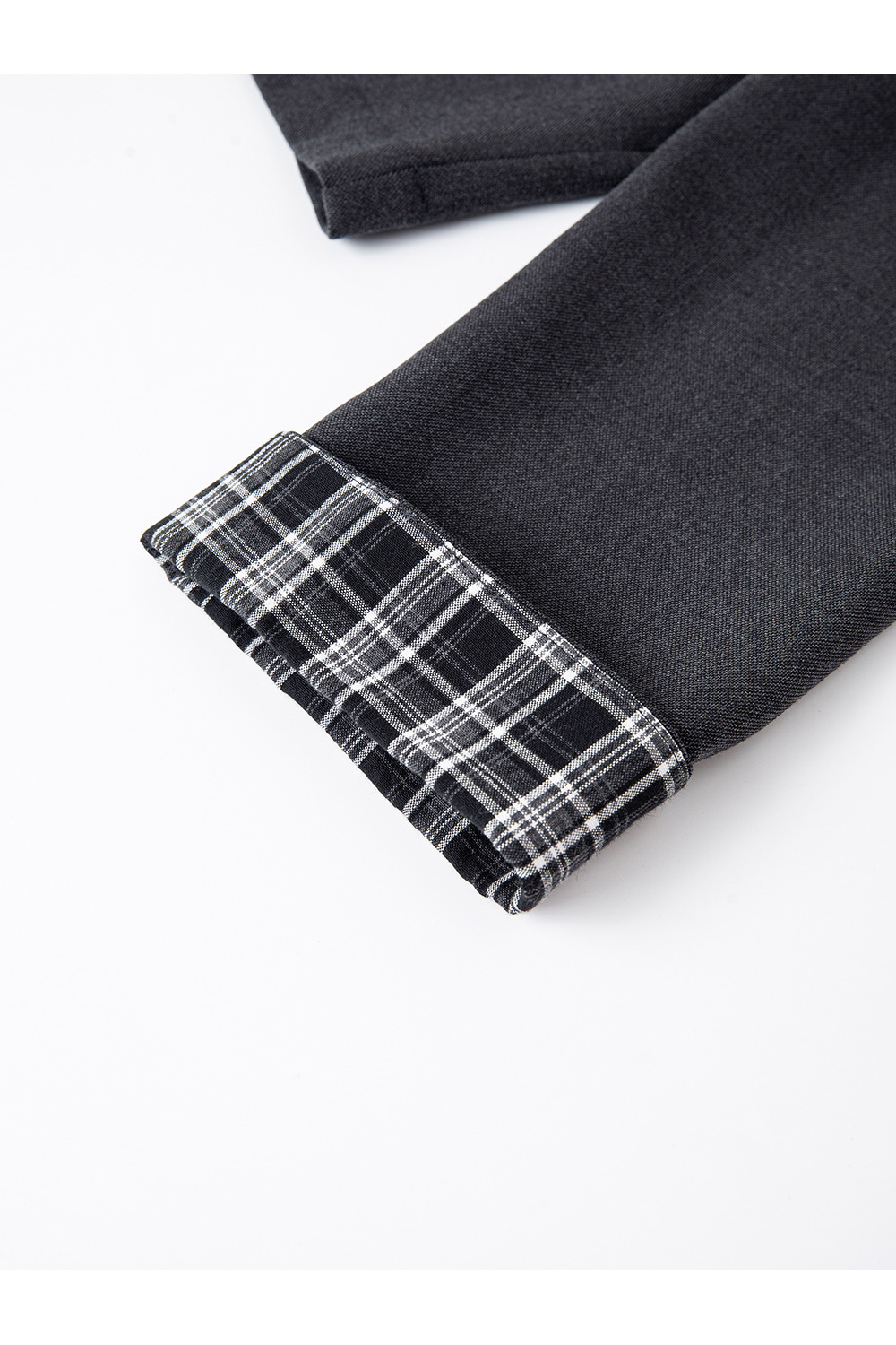 Effortless Gray Knit Top & Palazzo Pants Office Set-VIMLYSTORE