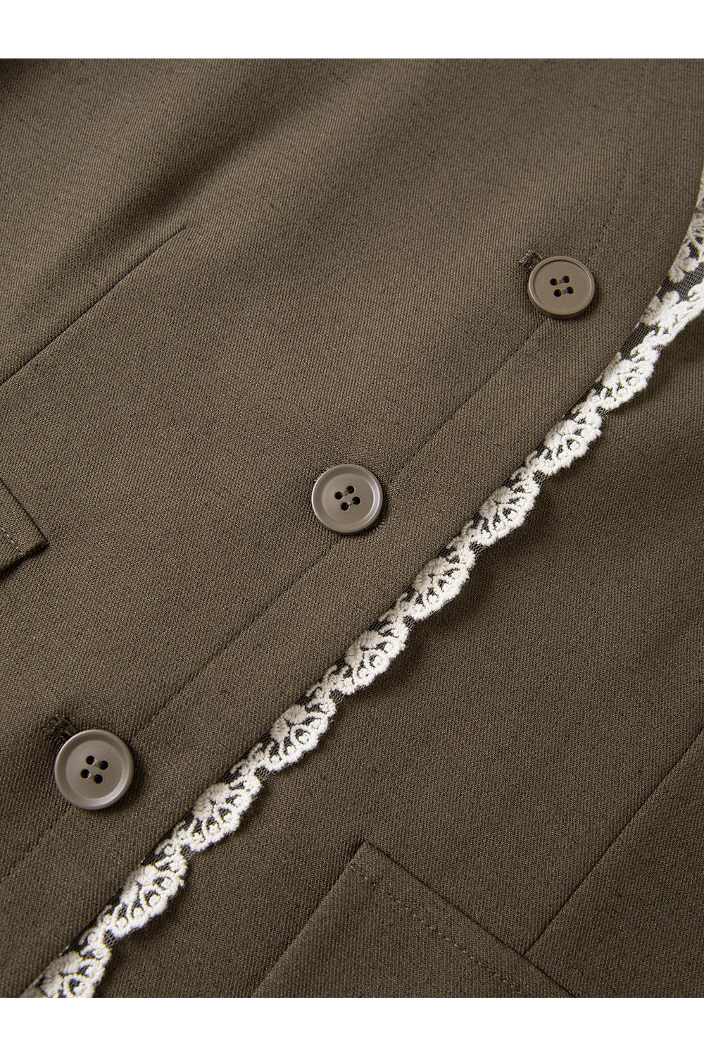 Hooded Lace Jacket Top with Casual Trousers Suit Set-VIMLYSTORE