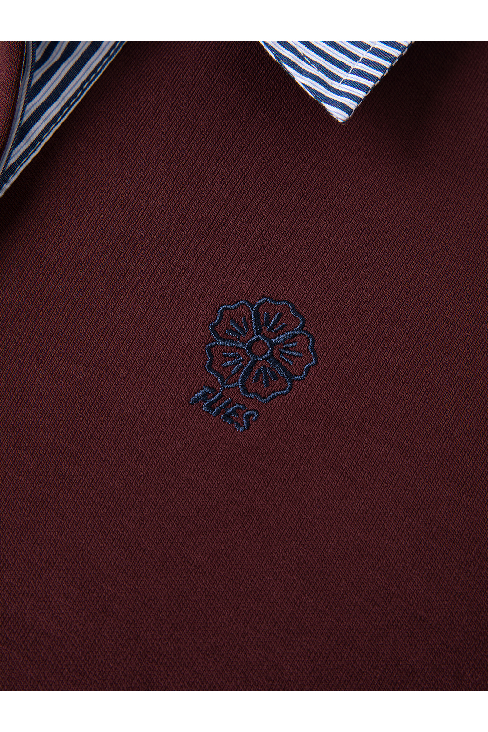 Preppy Style Lapel Color-Block Top with Slit Long Skirt Two-Piece Set-VIMLYSTORE