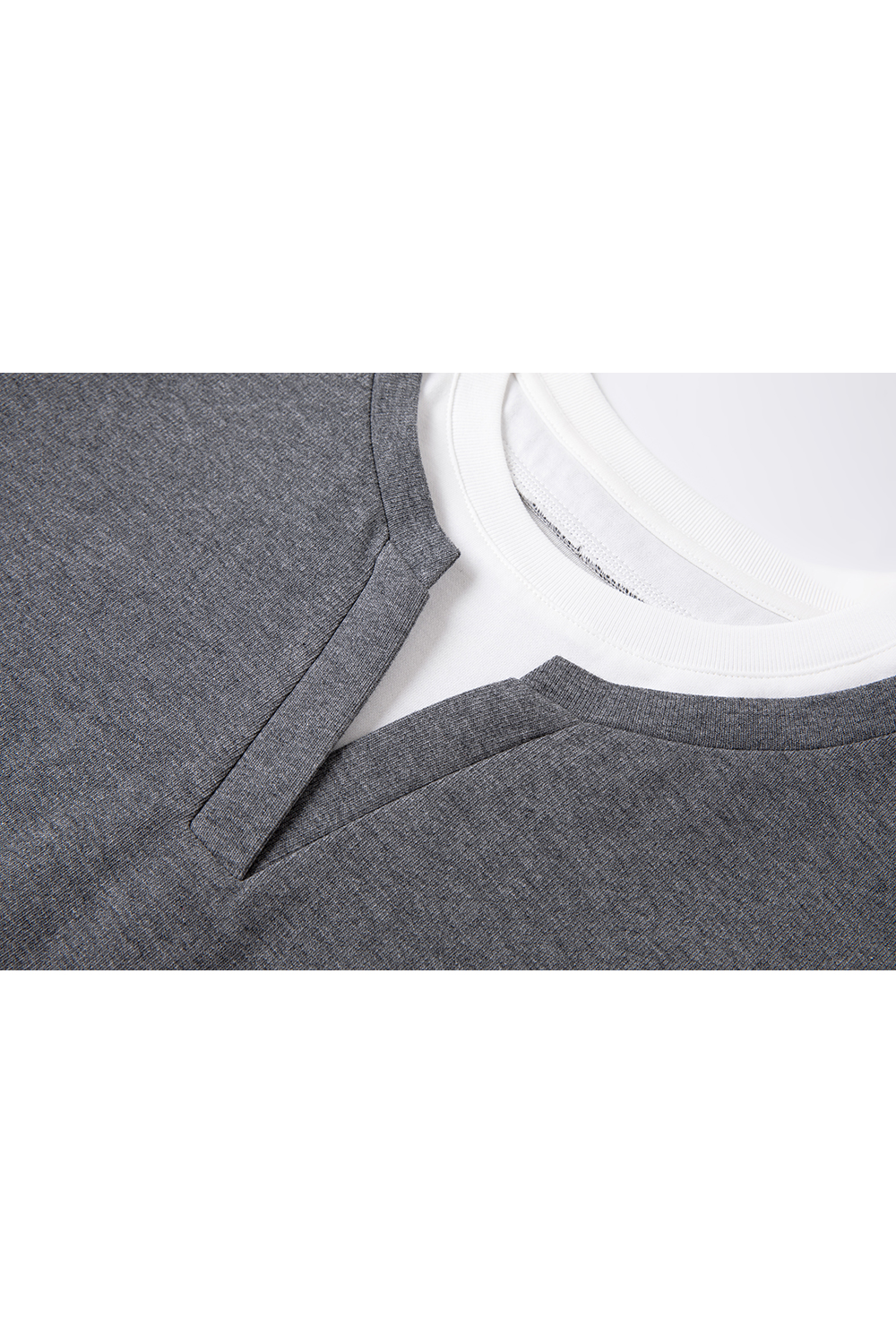 Faux Layered Top & Sporty Wide-Leg Set-VIMLYSTORE