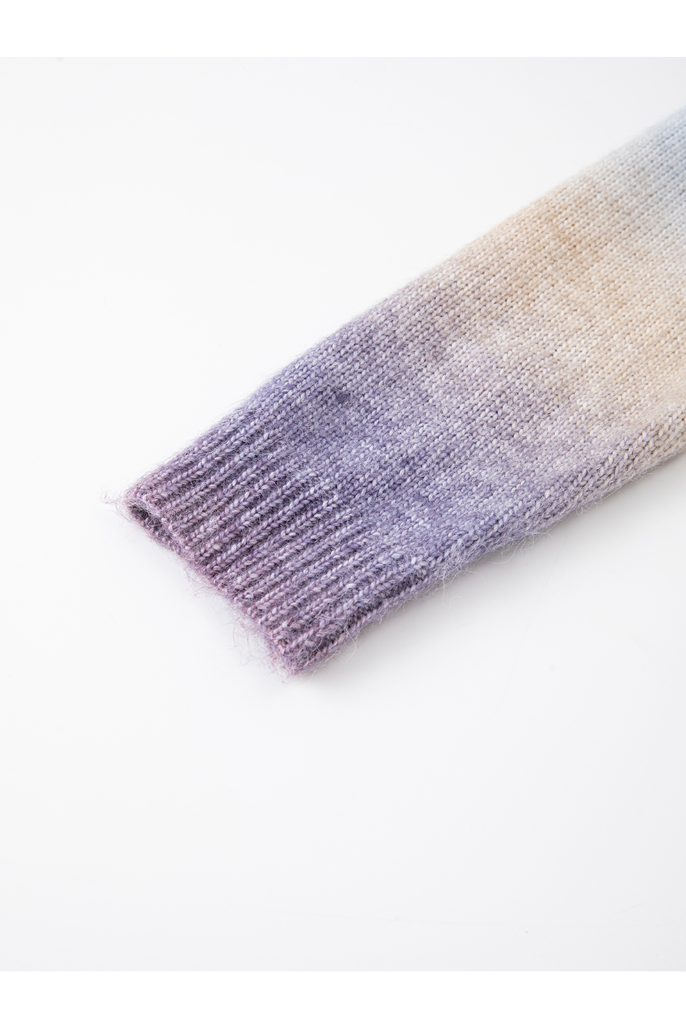 Gradient Color Round Neck Sweater Skirt Set-VIMLYSTORE