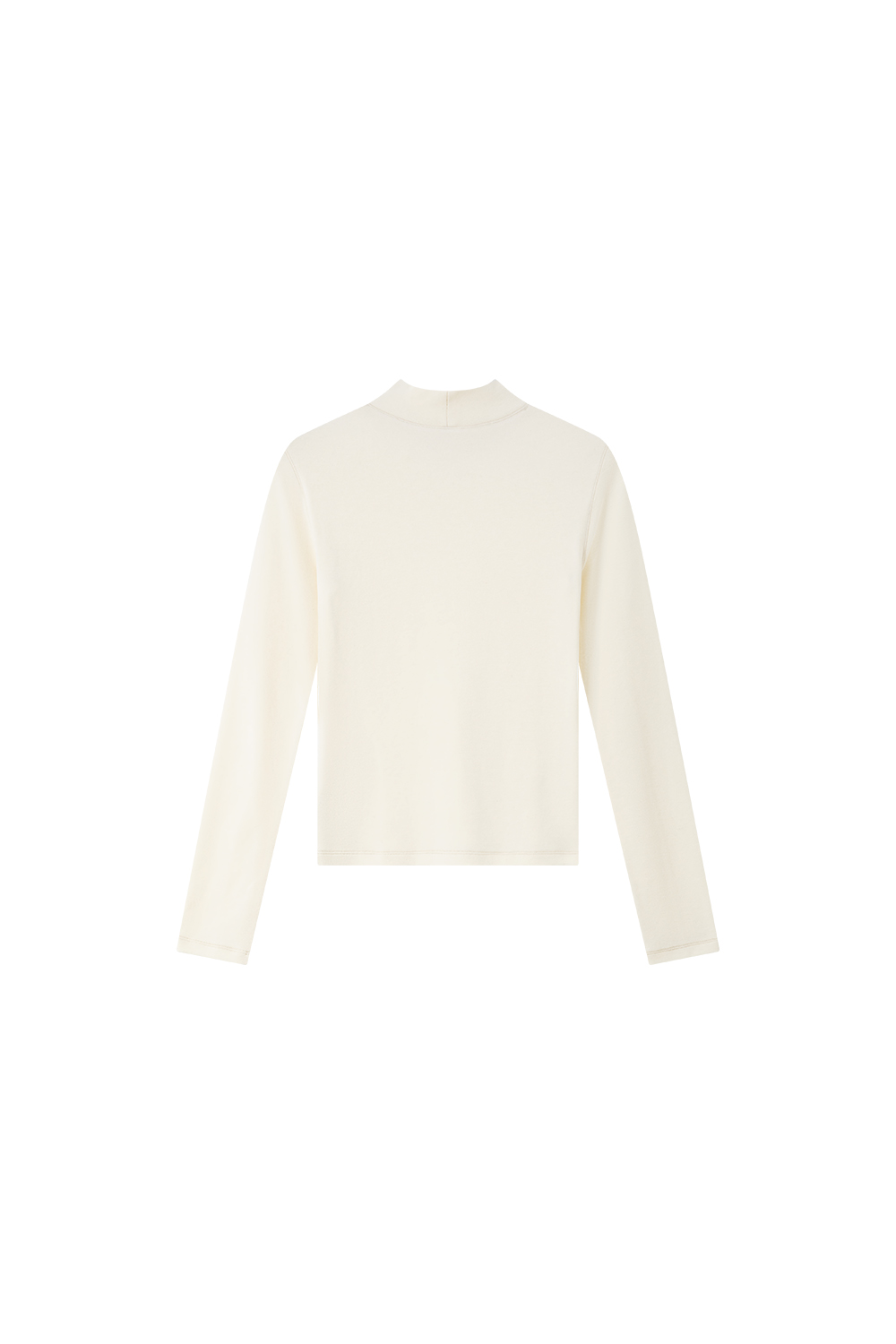 Turtleneck Fitted Knit Top-VIMLYSTORE