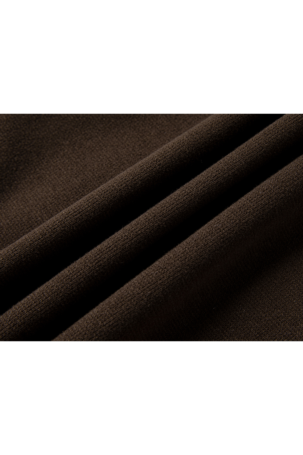 Brown Fake Two-Piece Set