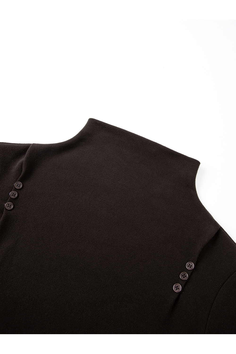 Coffee Floral Print Dress Set