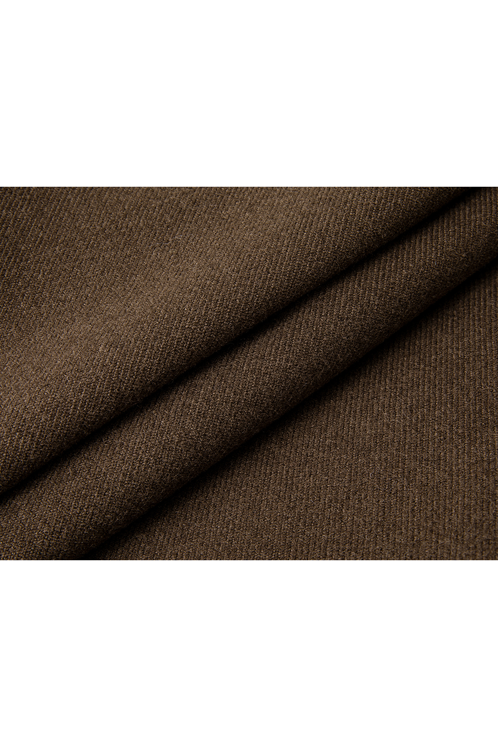 Silk Scarf Crew Neck Short Coat