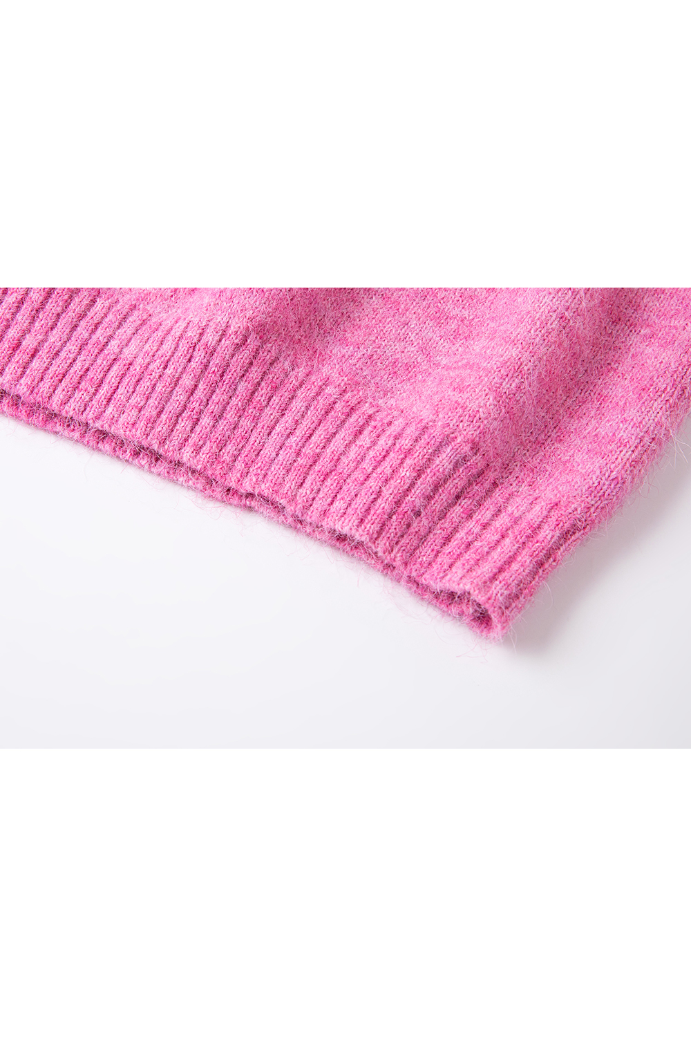 Soft Lapel Wool Blend Casual Knit Sweater-VIMLYSTORE