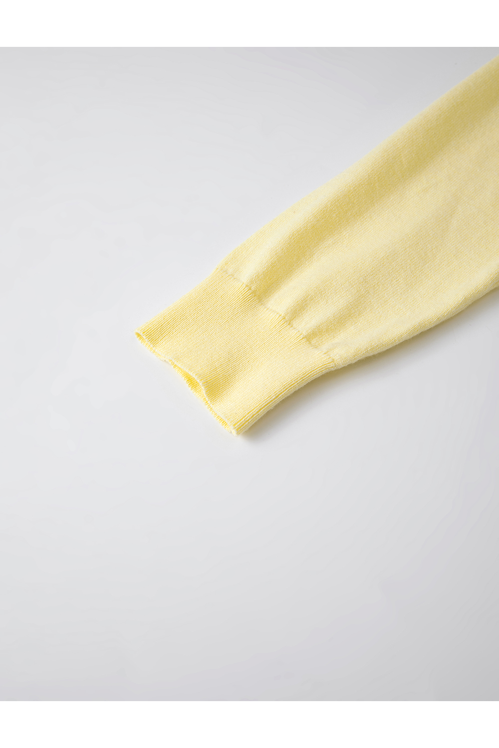 Yellow lace hooded knitted cardigan sweater coat-VIMLYSTORE