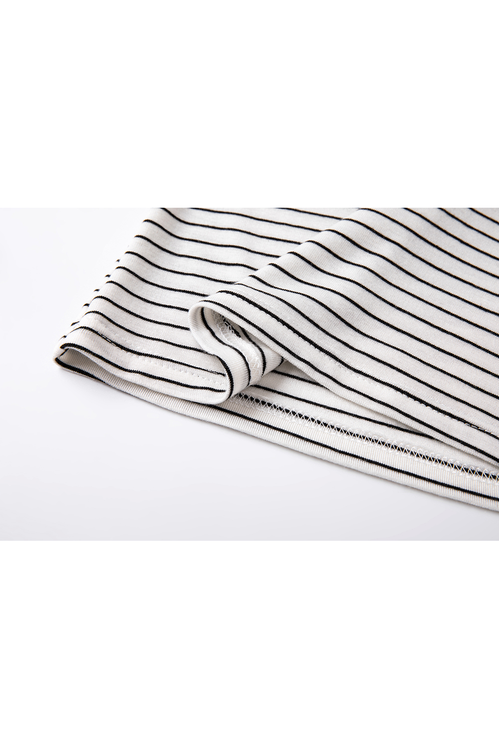 Striped Long Sleeve Hooded Slimming Zipper T-Shirt-VIMLYSTORE