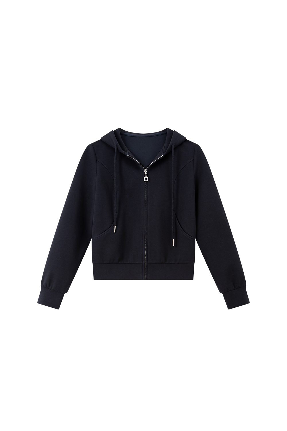 Hooded Zipper Jacket Plaid Pants Set-VIMLYSTORE