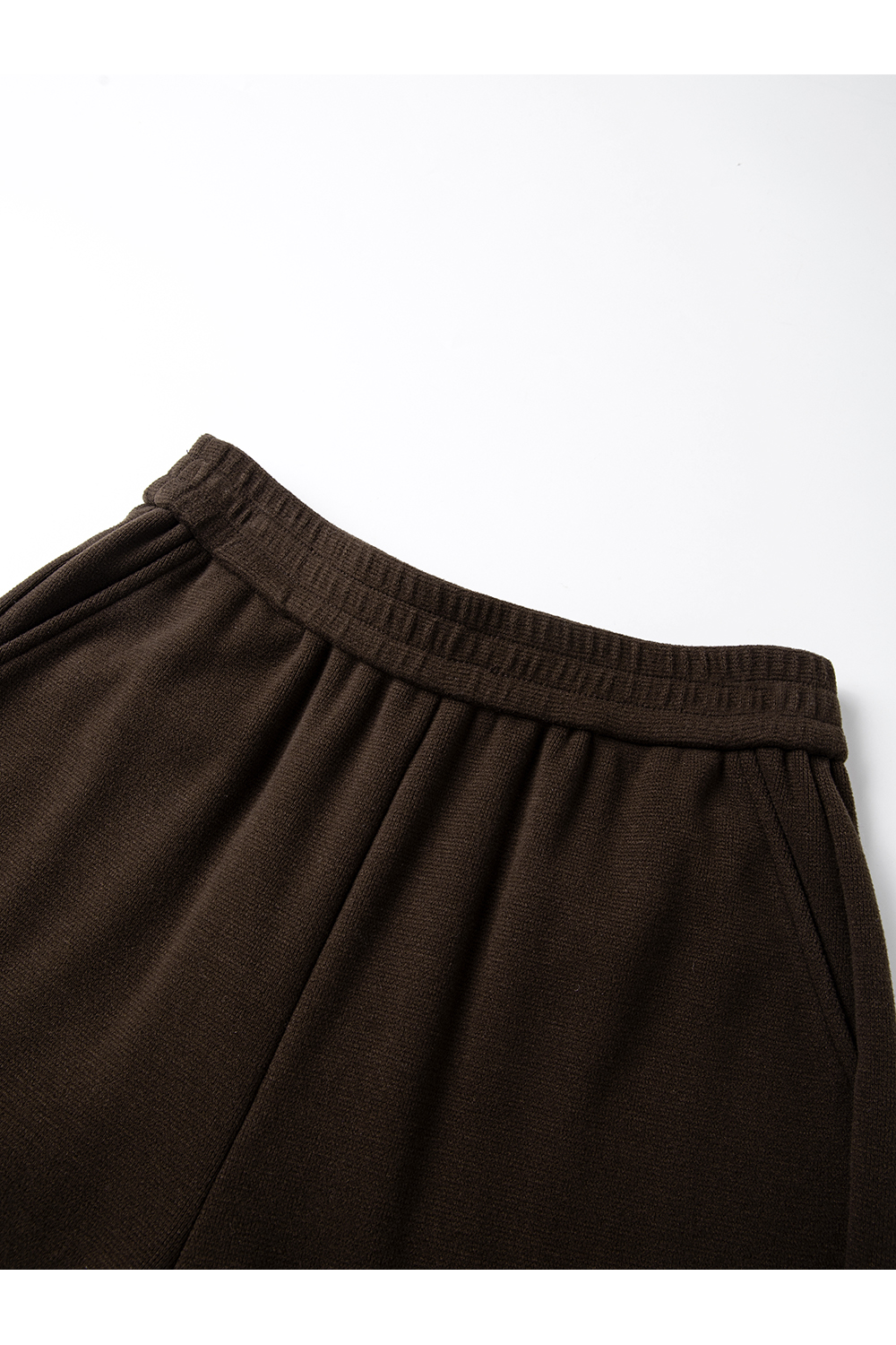 Brown Fake Two-Piece Set