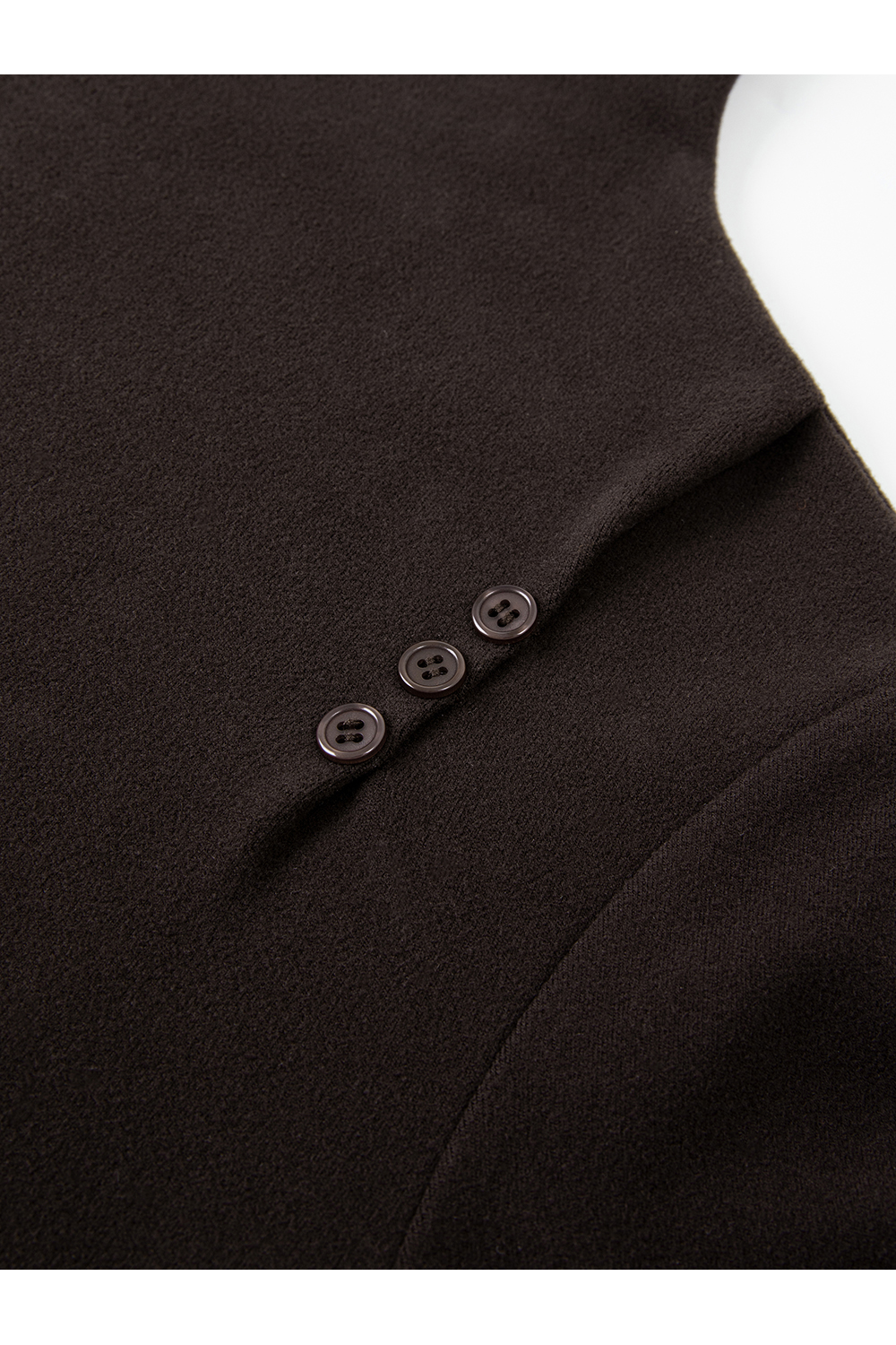 Coffee Floral Print Dress Set