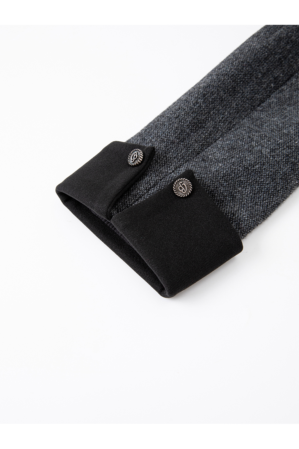 Gray Knitted & Woolen Set