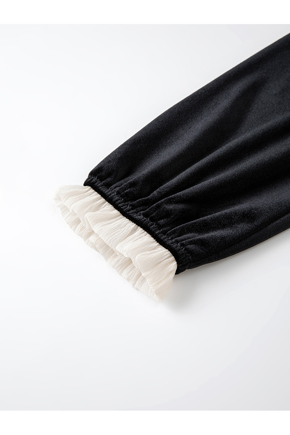 French-Style Velvet A-Line Dress