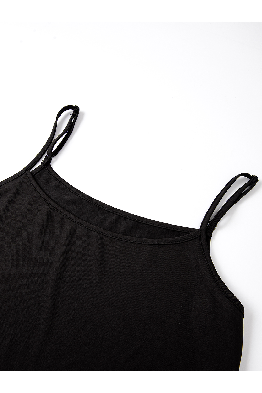 Grey rhinestone suspenders and tops and A-word overskirt.-VIMLYSTORE