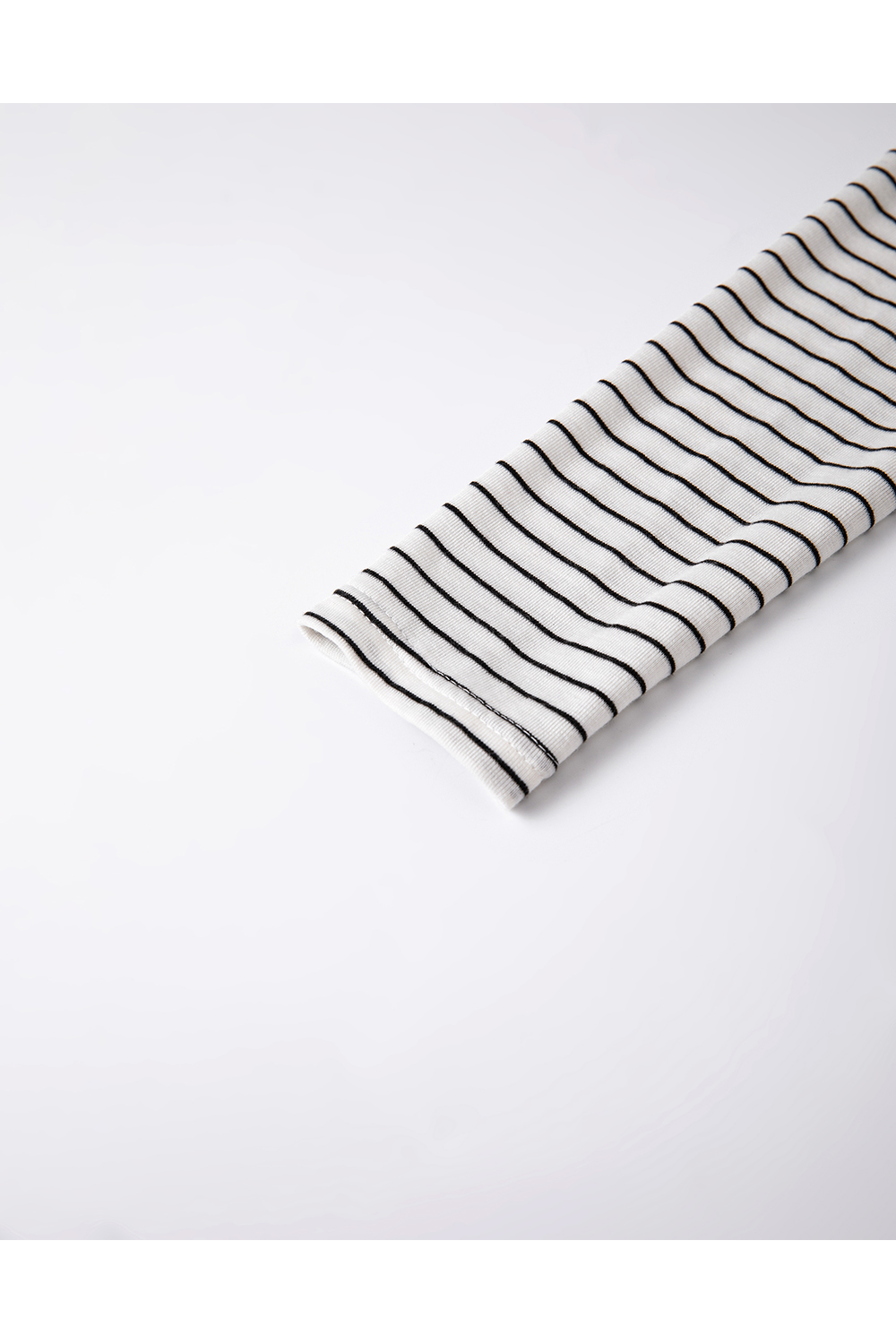 Striped Long Sleeve Hooded Slimming Zipper T-Shirt-VIMLYSTORE