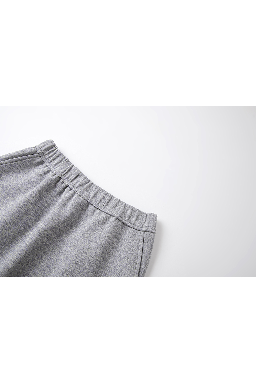 Grey casual lace hooded tops and skirts-VIMLYSTORE