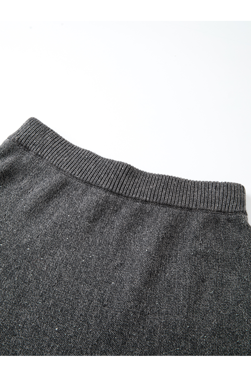 Grey Casual Knitted Suit Set