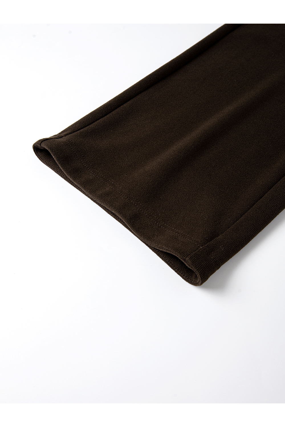 Brown Fake Two-Piece Set