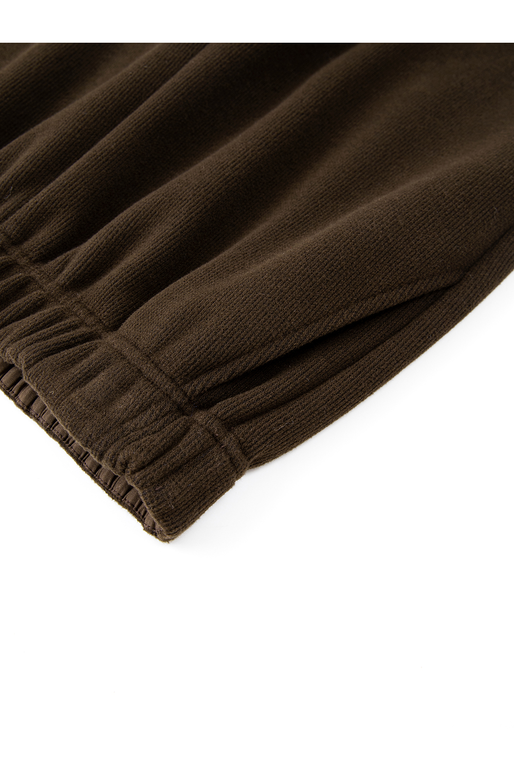 Brown Plaid Trim Suit Set