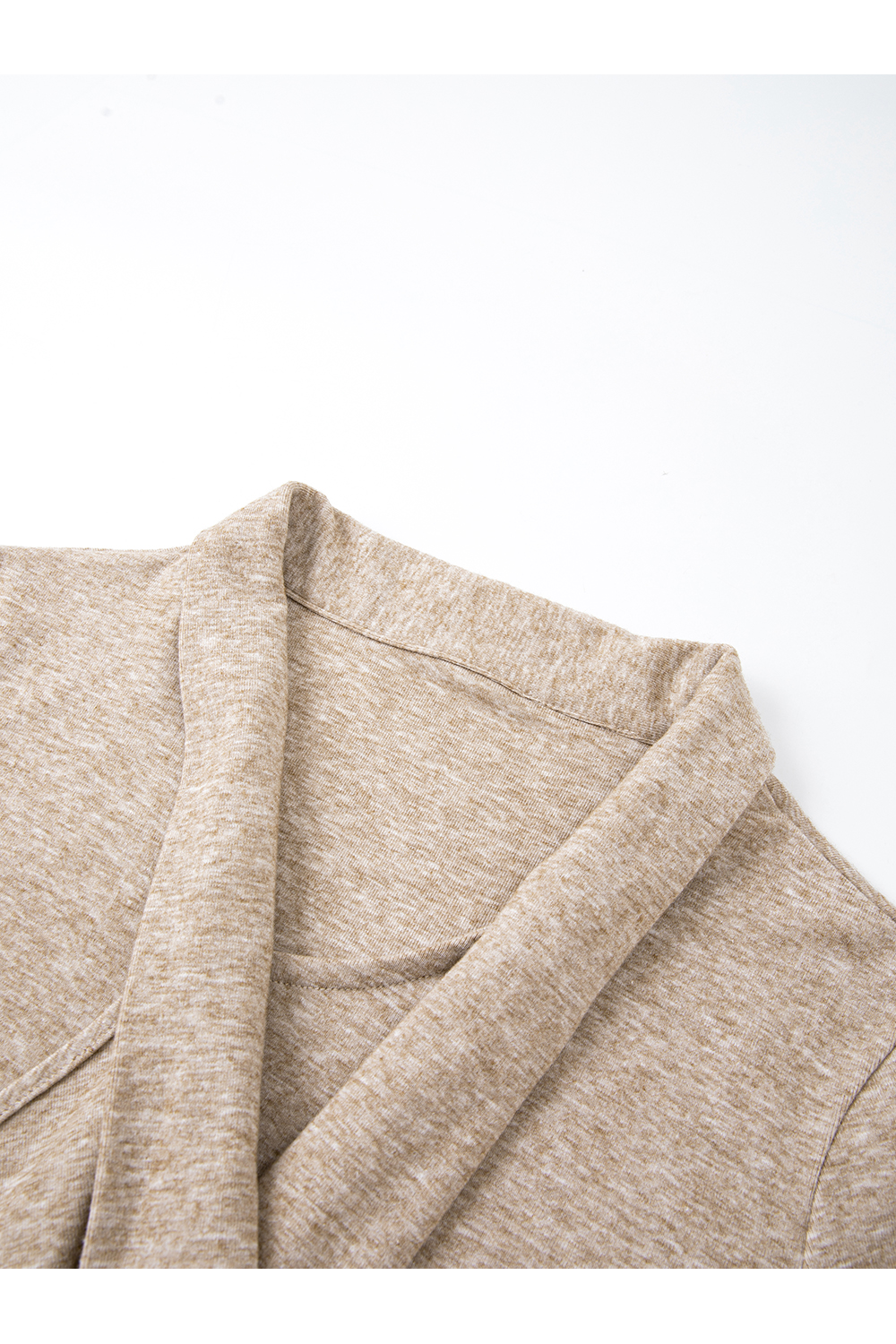 Asymmetric Ruffled Streamer Long-Sleeve T-Shirt