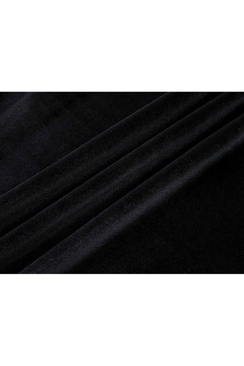 French-Style Velvet A-Line Dress