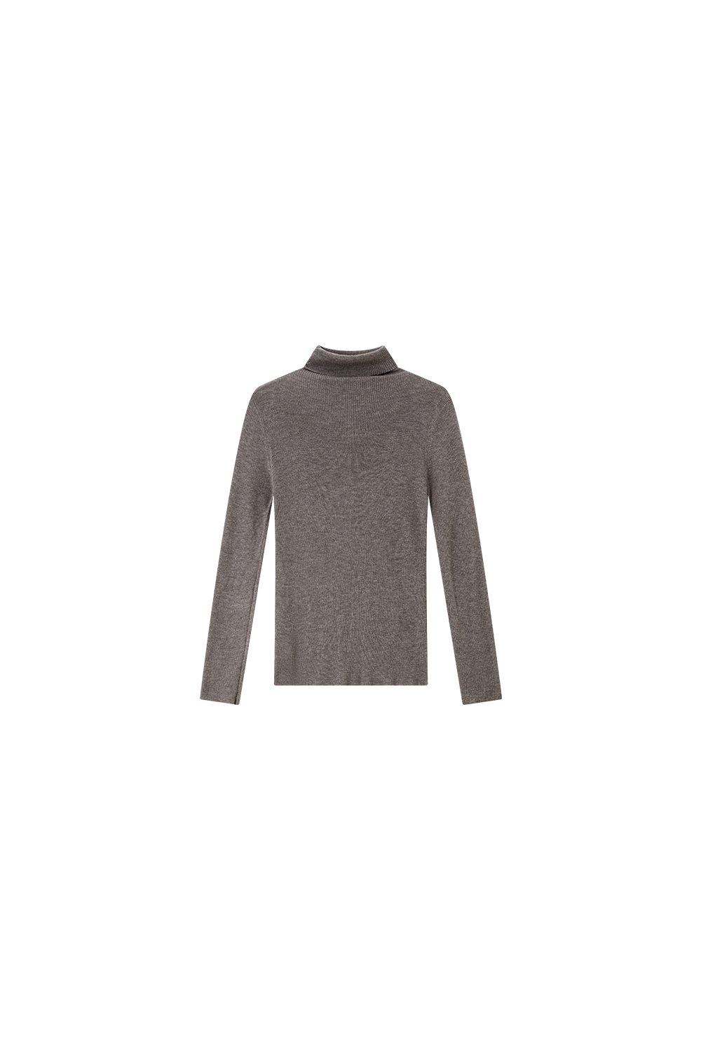 High - necked Thermal knitted sweater