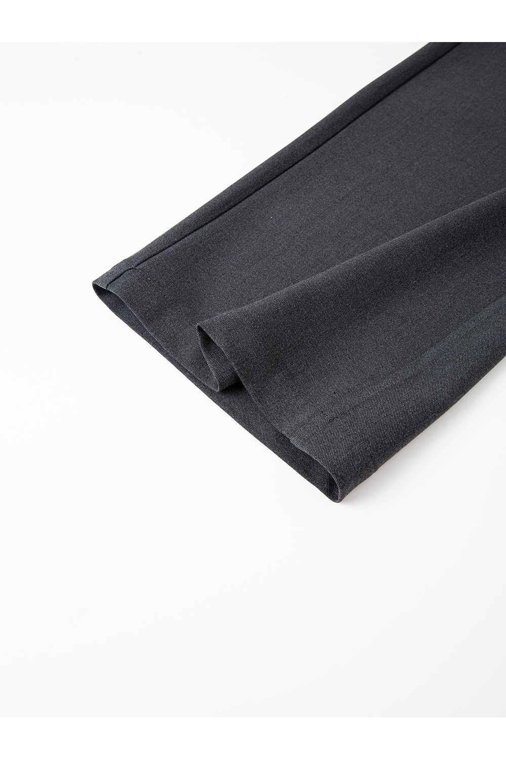 Effortless Gray Knit Top & Palazzo Pants Office Set-VIMLYSTORE