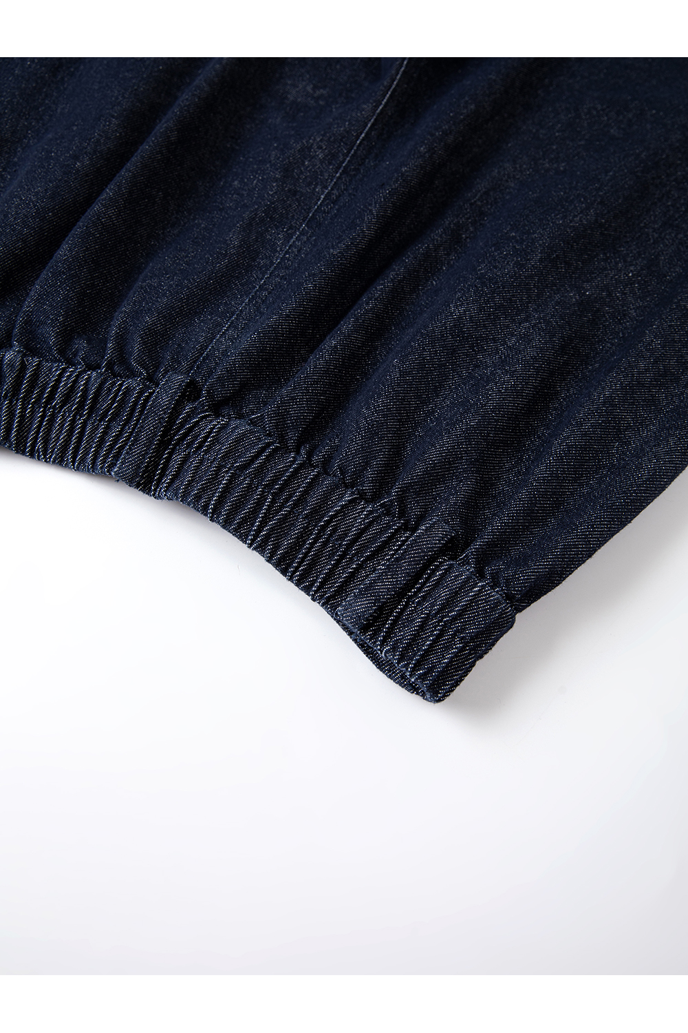 Lace Trim Lapel Jacket and Pants Denim Set-VIMLYSTORE