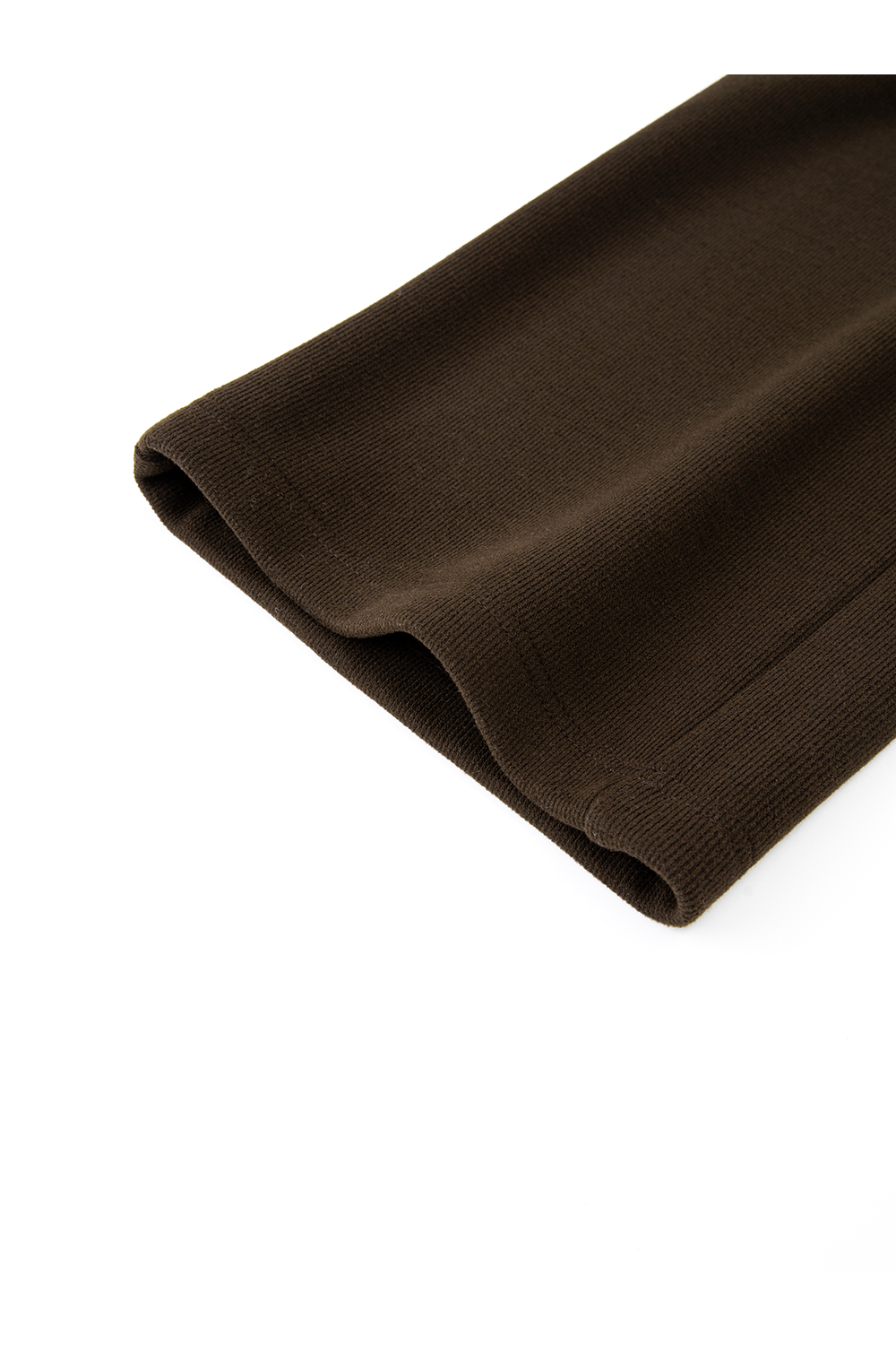 Brown Plaid Trim Suit Set