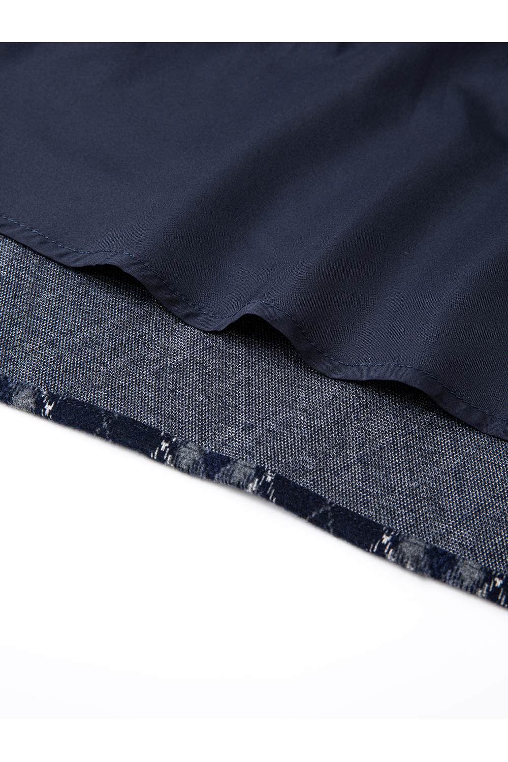 Navy blue commuting suit dress for women