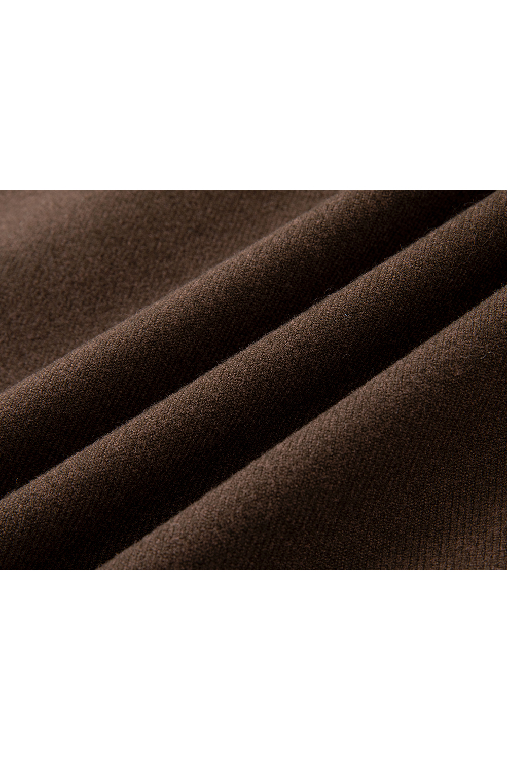 Coffee-colored wool blazer set