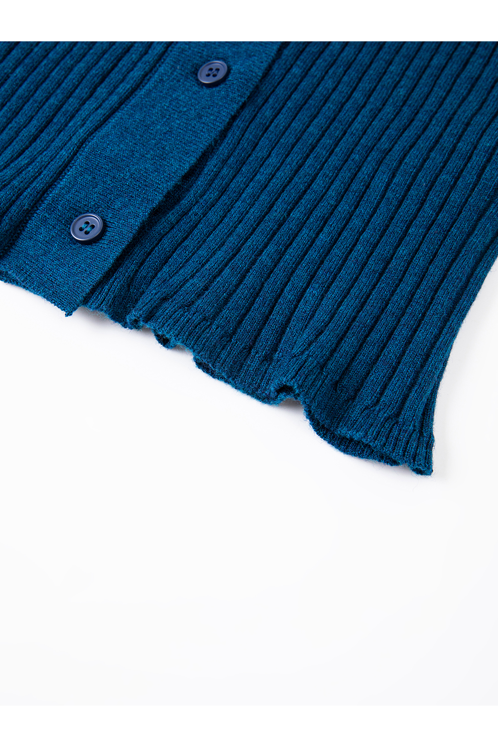 Minimalist Slimming Fitted Ribbed Fold-Over V-Neck Knit Cardigan-VIMLYSTORE