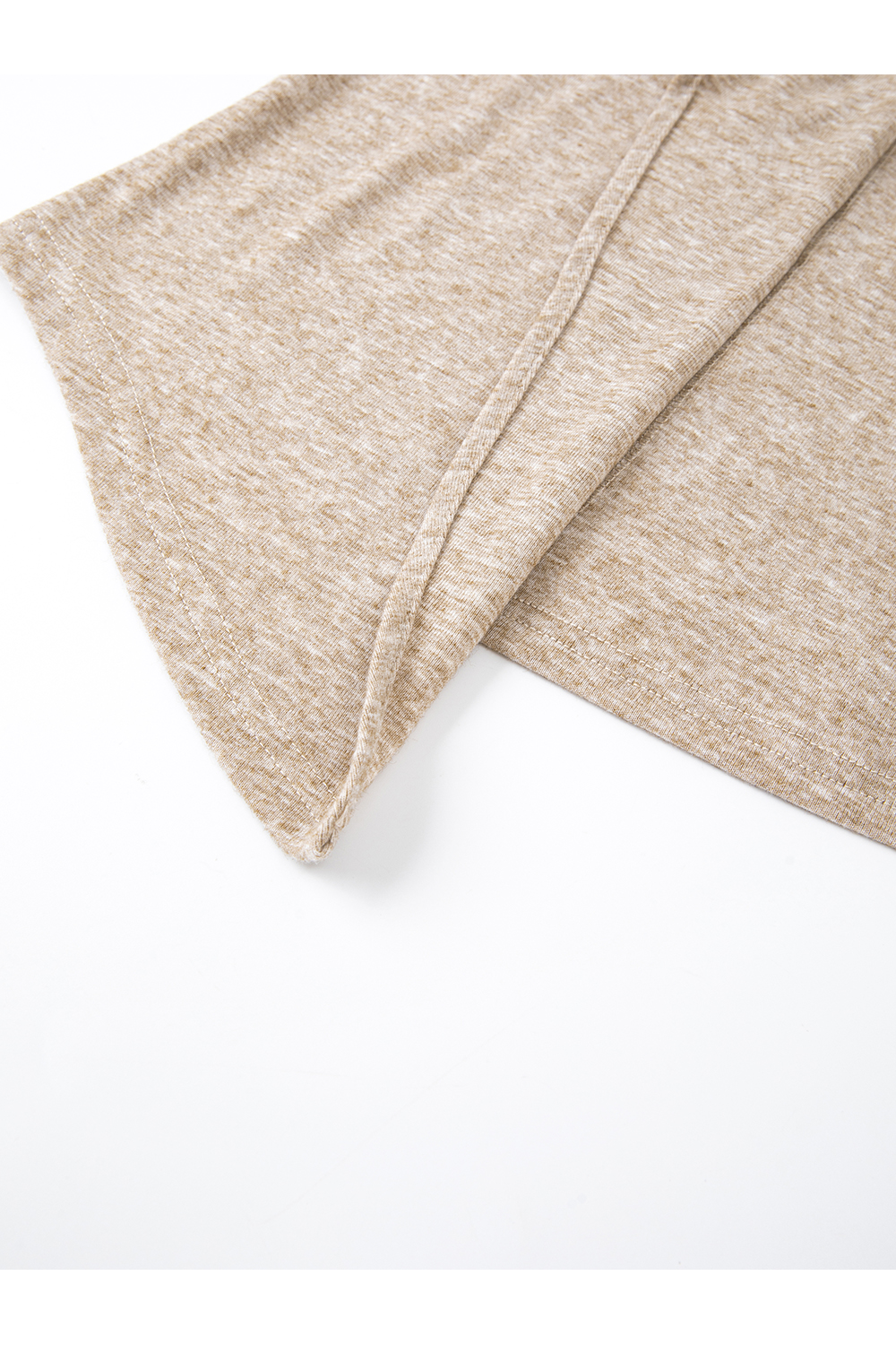 Asymmetric Ruffled Streamer Long-Sleeve T-Shirt