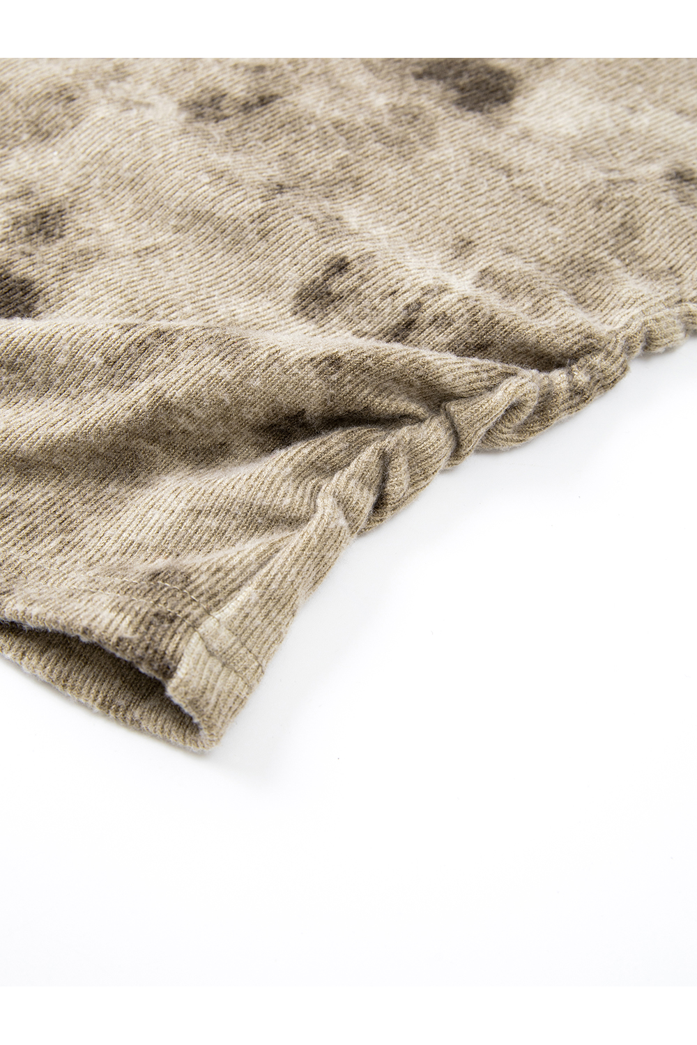 Tie-Dye Turtleneck Long-Sleeve T-Shirt