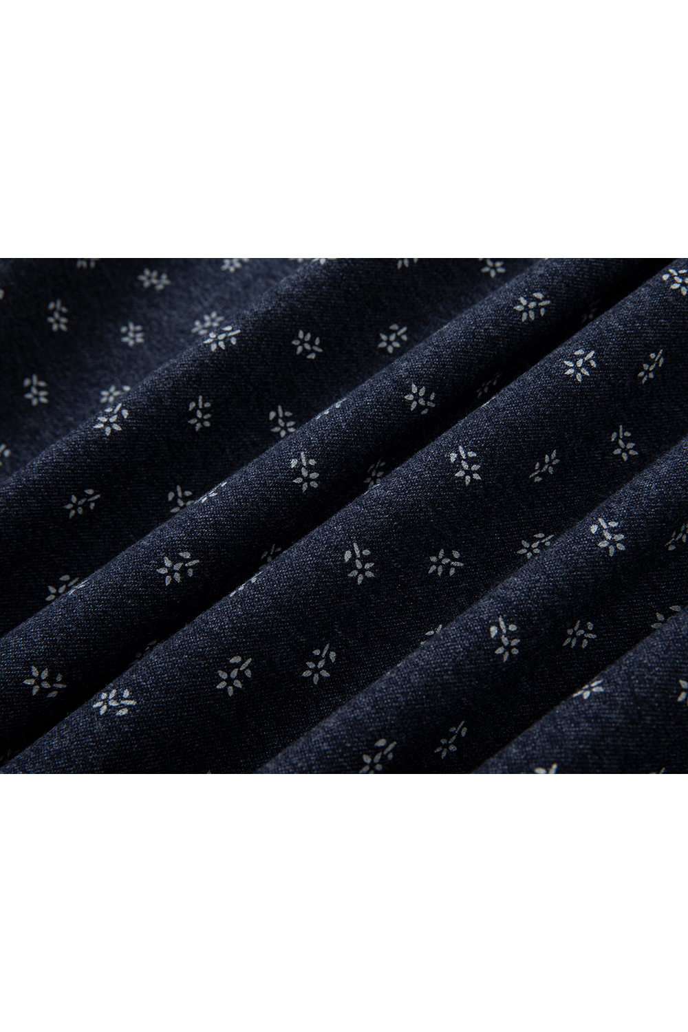 Navy blue cardigan floral dress set