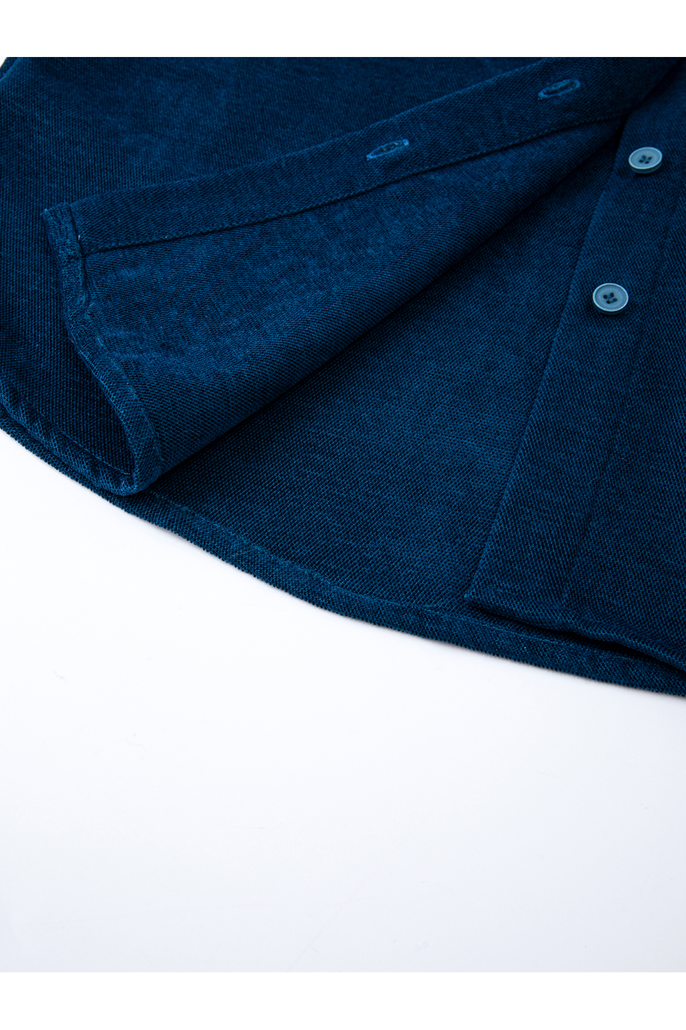 French scarf collar shirt