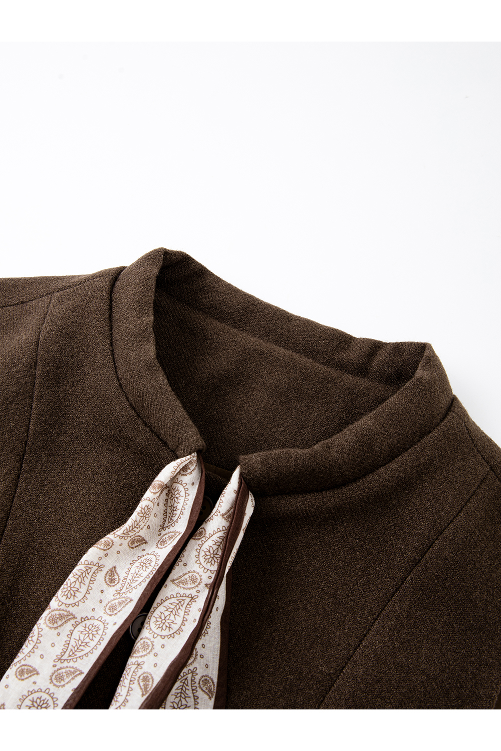 French-Style Stand-Up Collar Vest, Undershirt & Pants Three-Piece Set