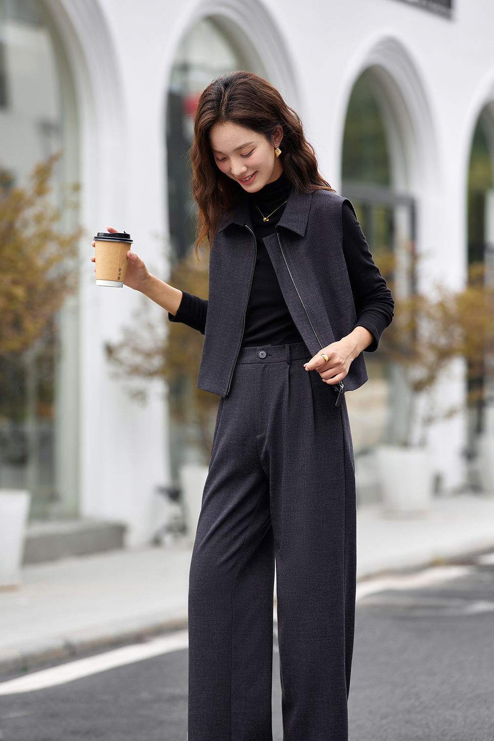 Vintage-Inspired Waistcoat & Trousers Suit-VIMLYSTORE