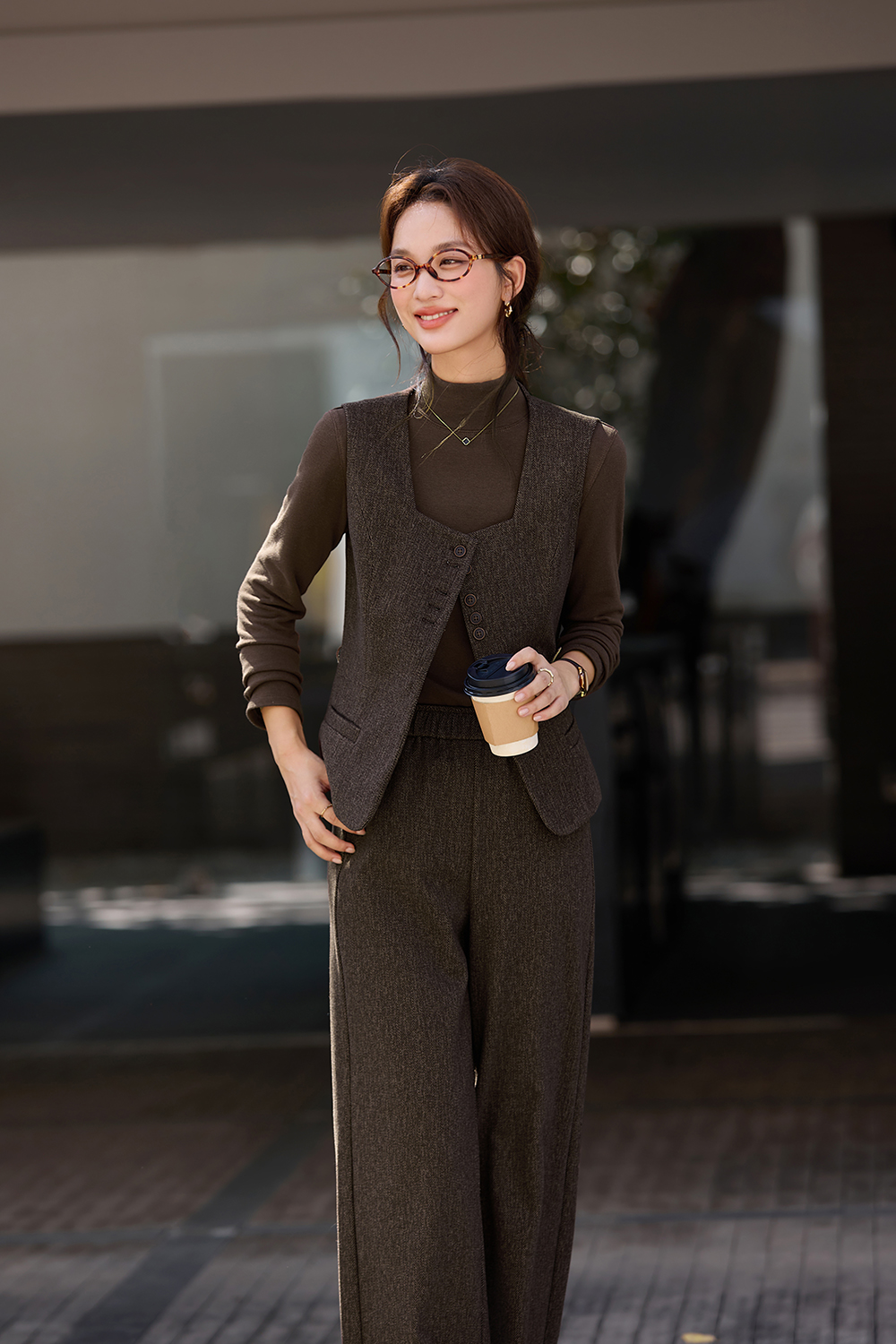 Workplace Style Three-piece Set